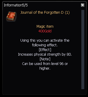 Journal of the Forgotten D