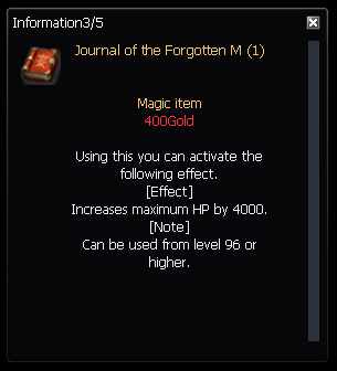 Journal of the Forgotten M