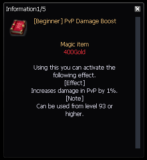 Beginner PvP Damage Boost