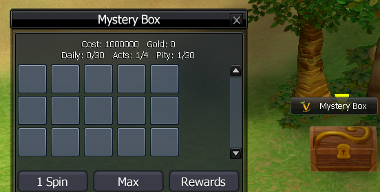 Mystery Box widget