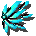Cyan Retro Wings