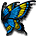 Yellow/Turquoise Gossamer Wings