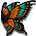 Blue/Gold Gossamer Wings