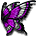 White/Magenta Gossamer Wings