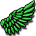Emerald Runic Wings